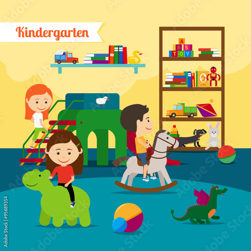 Children in Kindergarten