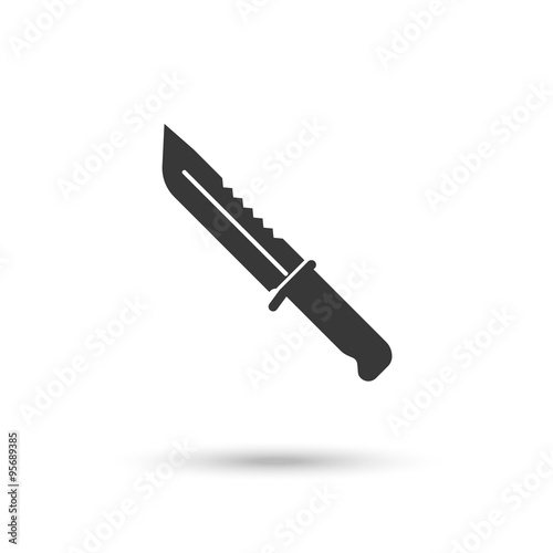 Knife icon vector