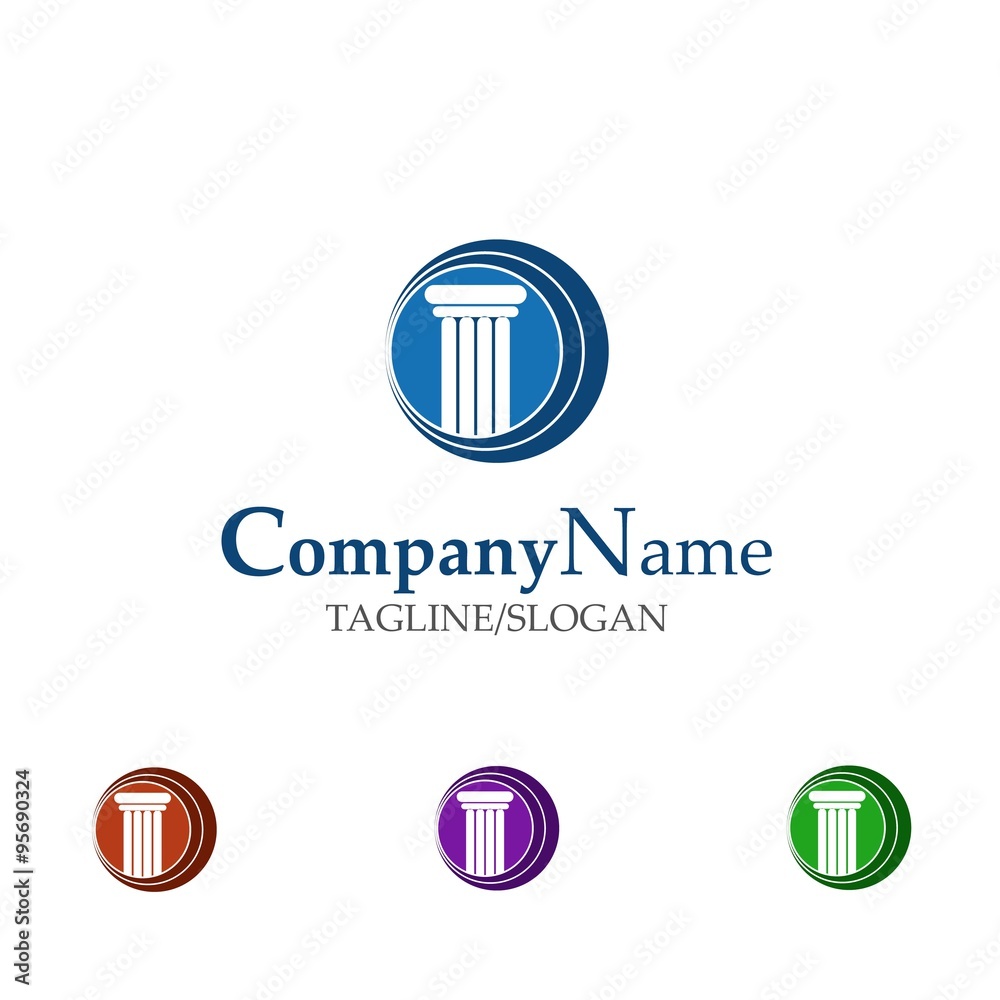 attorney law logo icon vector attorney law logo icon vector