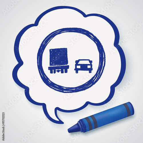 no overtaking doodle