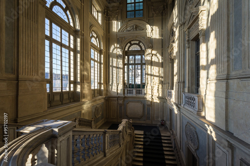 staircase of a baroque palace Italian