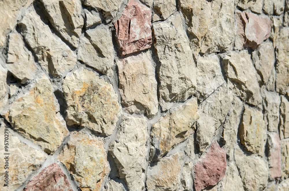 Fototapeta premium old stone wall texture or background