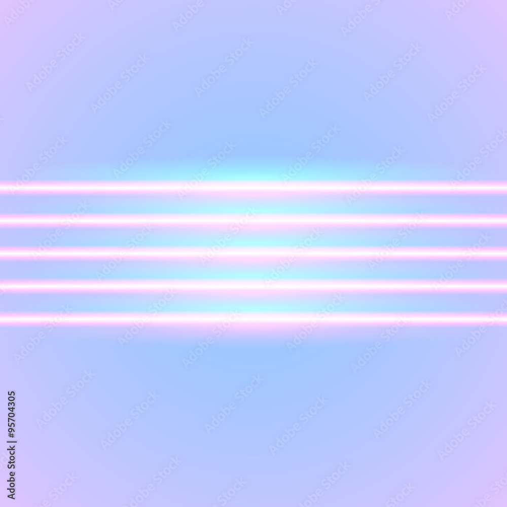 Fototapeta premium Bright neon lines background