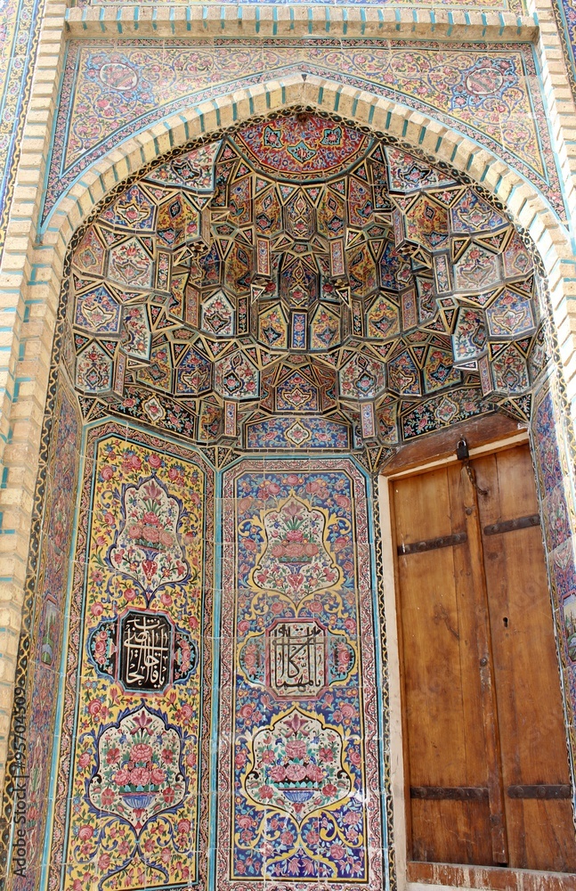 mosquée iranienne, Shiraz, Iran