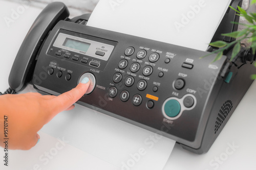 Fax machine photo