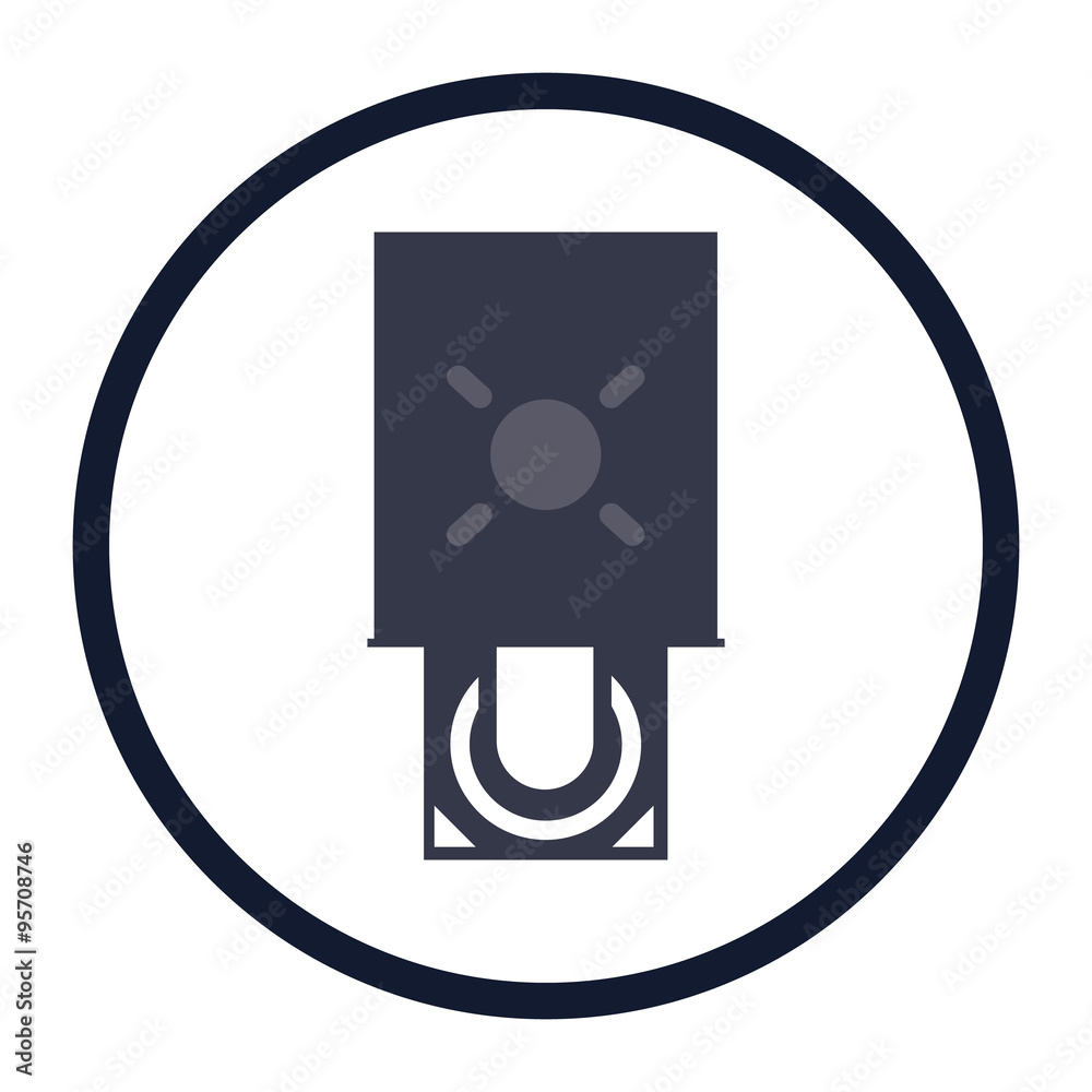 illustration of pc components icon illustration of pc components icon