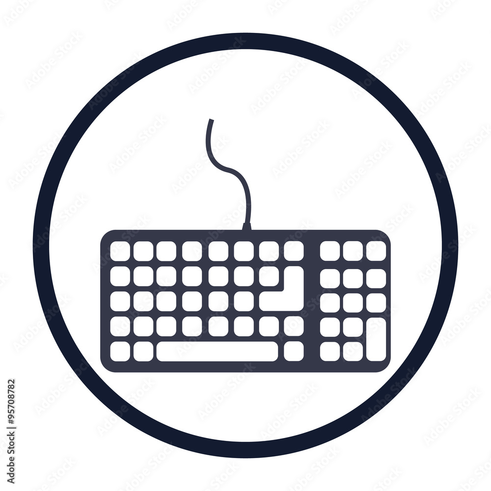 illustration of pc components icon illustration of pc components icon