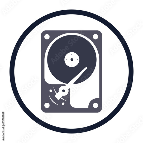 illustration of pc components icon