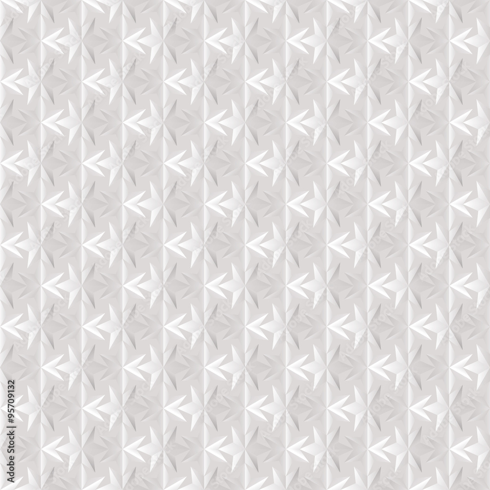 Seamless texture of white. 3D effect. Six-pointed star. Vector. Seamless texture of white. 3D effect. Six-pointed star. Vector.