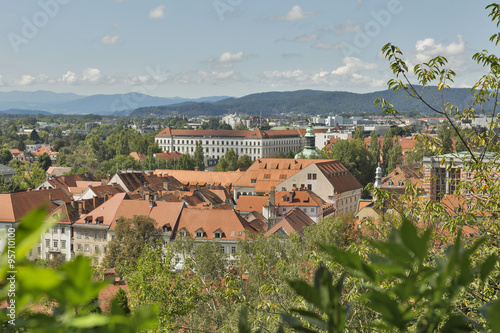 Ljubljana cityscape, Slovenia