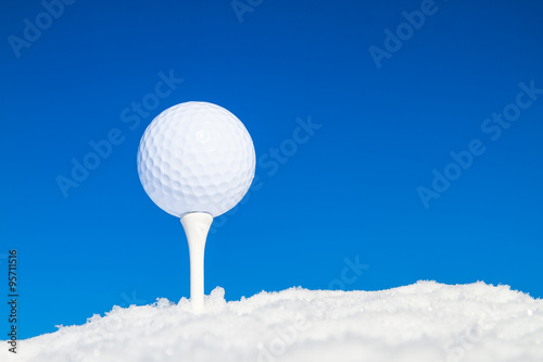 Extreme Golf in winter