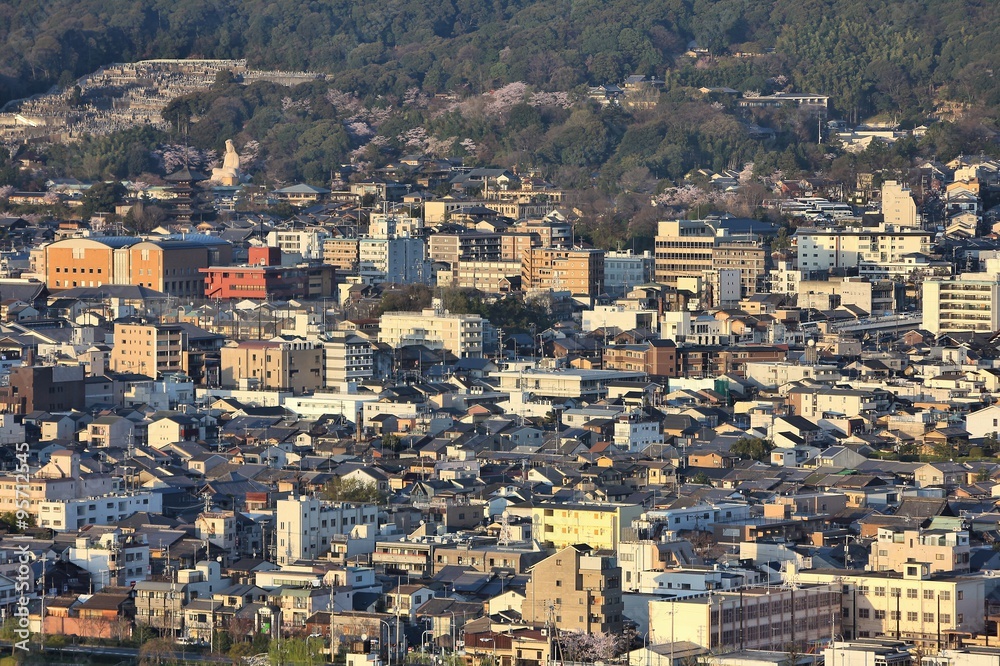 Kyoto aerial view
