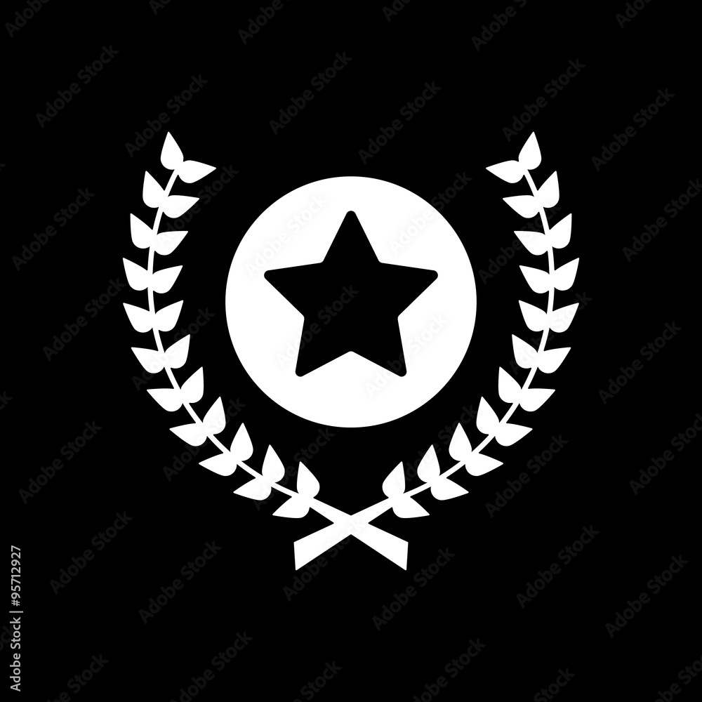 Obraz premium Award icon. Priz symbol. Flat