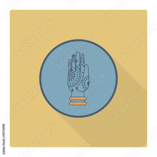 Diwali. Indian Festival Icon