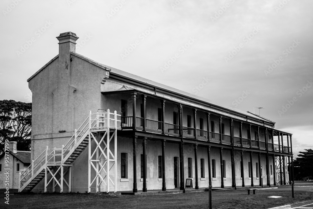 Abandoned hospital at Quarantine station, Victoria Abandoned hospital at Quarantine station, Victoria