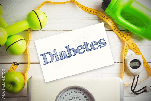 Composite image of diabetes photo