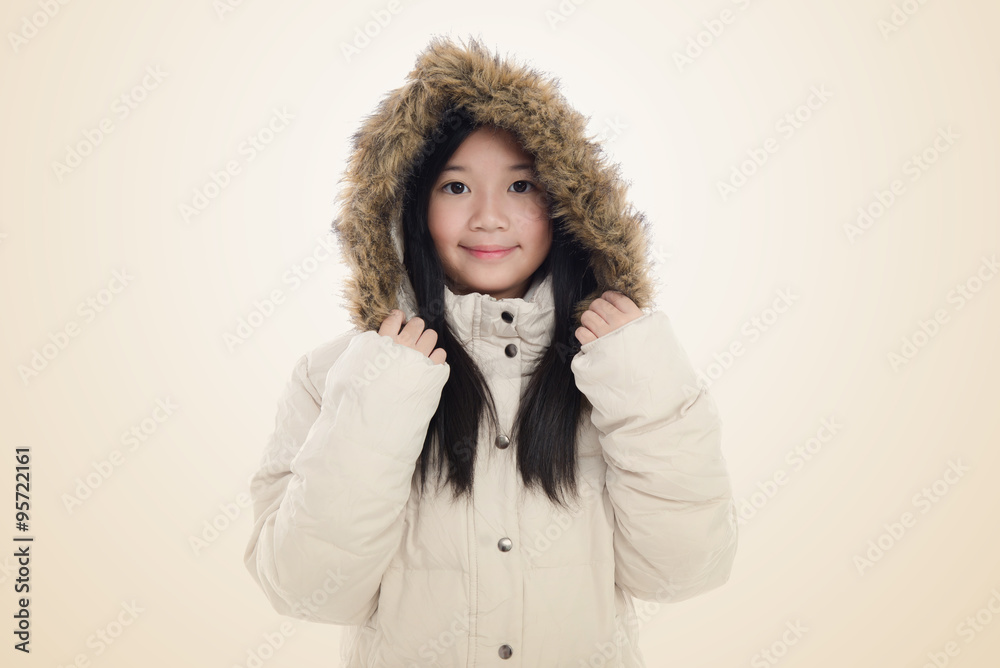 sian girl in winter coat sian girl in winter coat