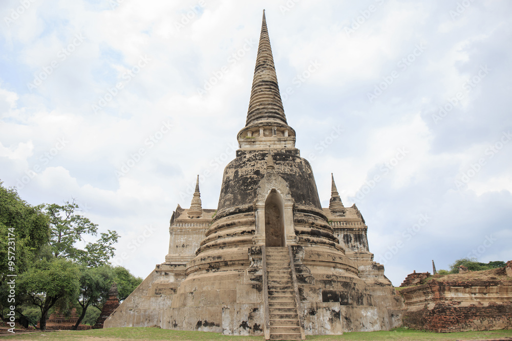 Pagoda old former capital of Thailand