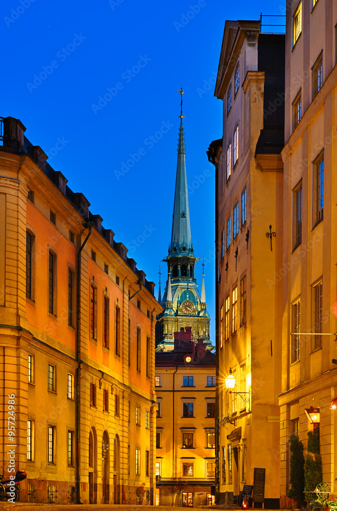 Fototapeta premium Gamla Stan in Stockholm