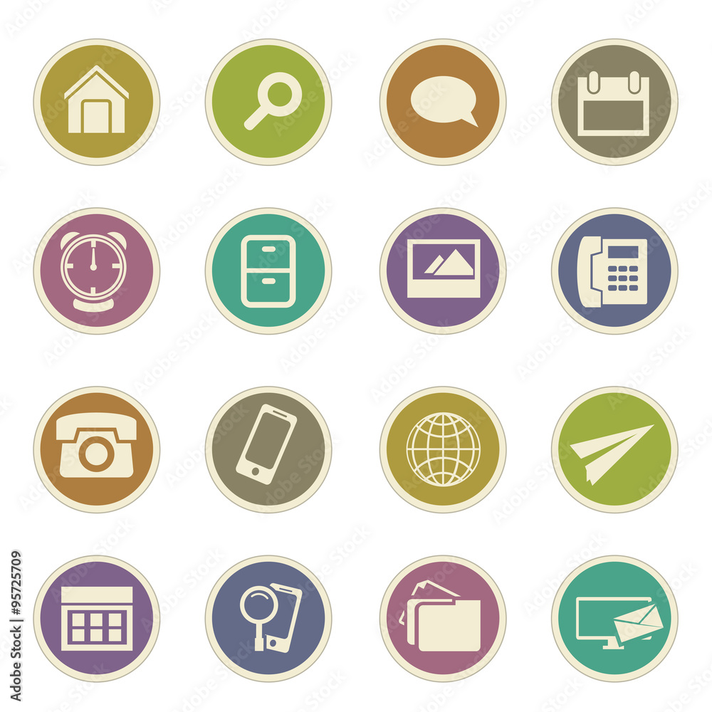 Contact icons Contact icons
