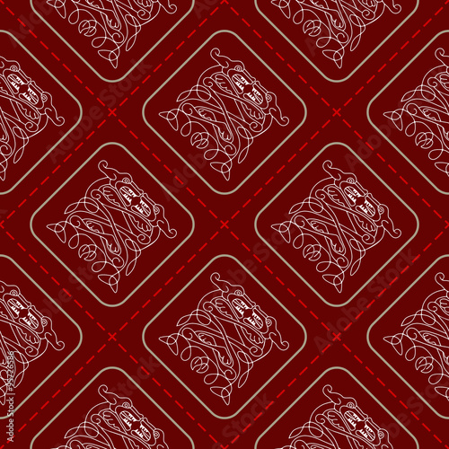 Seamless background with Celtic art and ethnic ornaments for your design