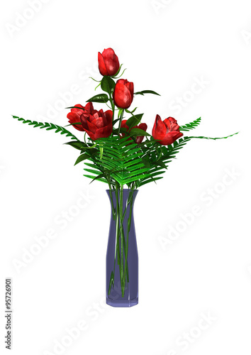 Red Rose Floewers photo