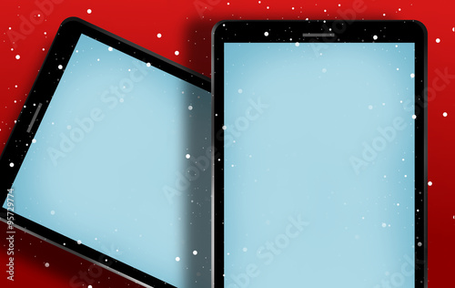 Snowflakes Mobile Phone