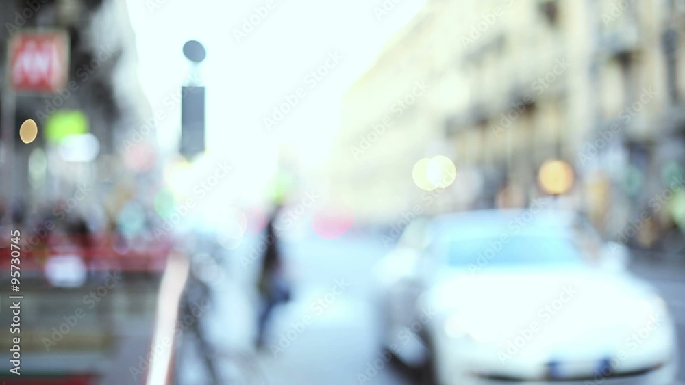 representation of urban life into the traffic with blurred and out of focus backround representation of urban life into the traffic with blurred and out of focus backround