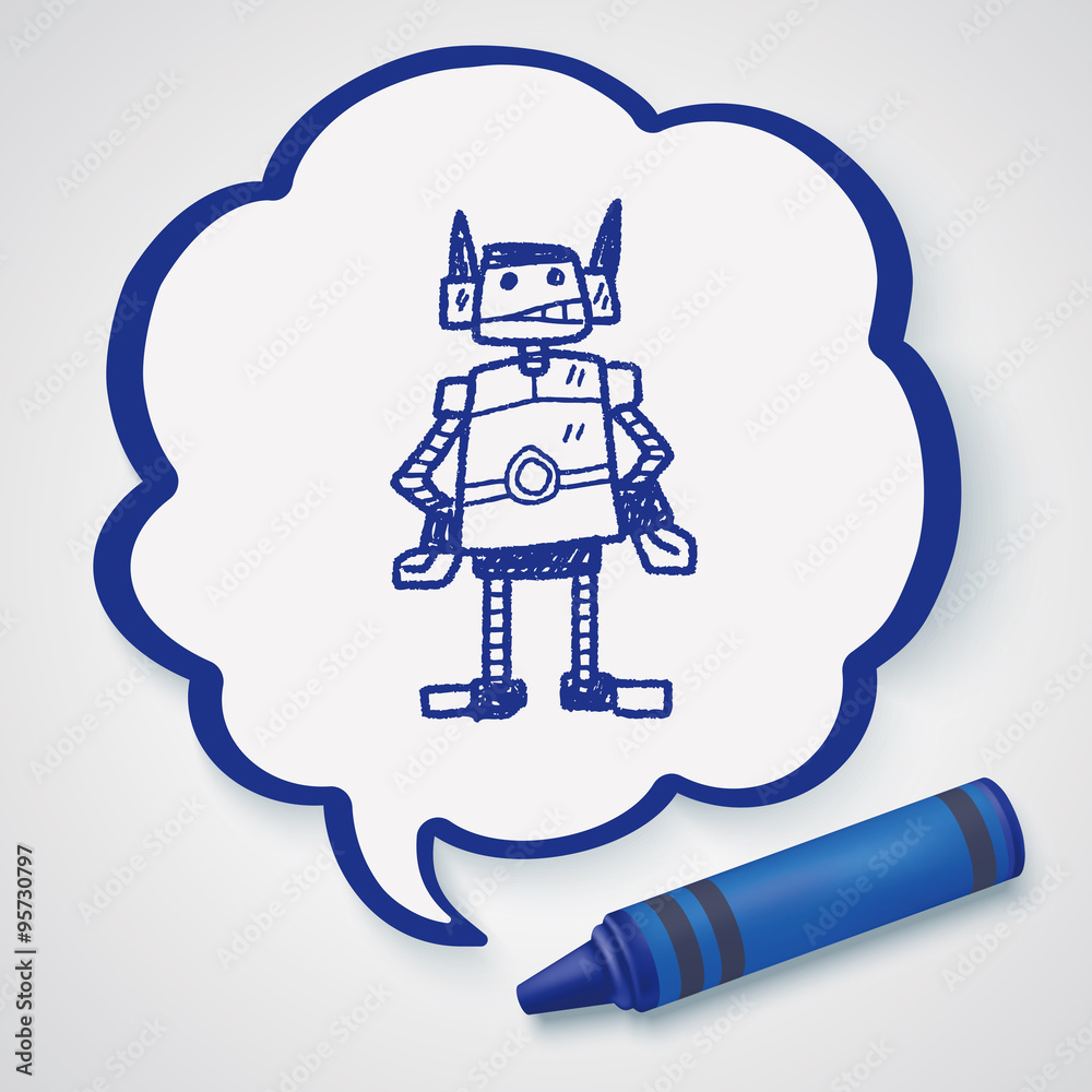 robot doodle robot doodle