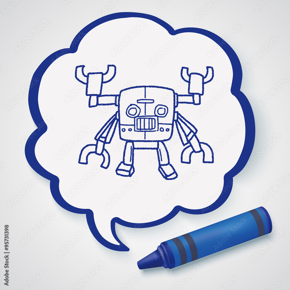 robot doodle robot doodle