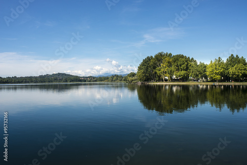 Overlooking Lake Varese at the place Gavirate_Lago di Varese  Va