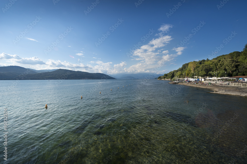 Views over Lake Maggiore from the village of Ispra_Lake Maggiore