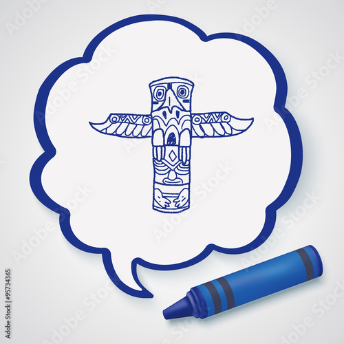 Totem Pole doodle