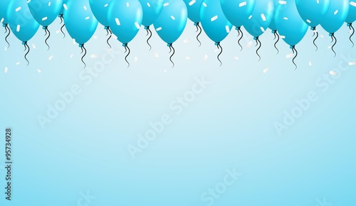 balloons on the top