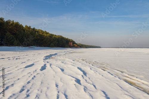 Winter by sea.