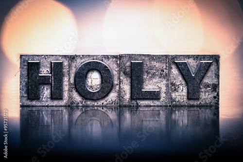 Holy Concept Vintage Letterpress Type