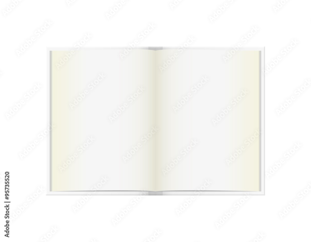 open book with blank pages open book with blank pages