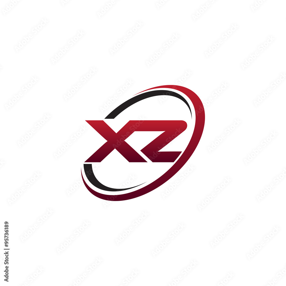 Modern Initial Logo Cirlce XZ Modern Initial Logo Cirlce XZ