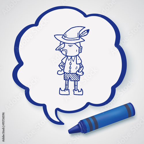 pinocchio doodle