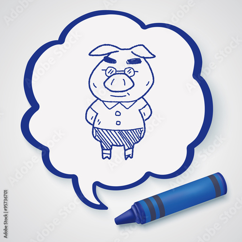 three little pigs doodle