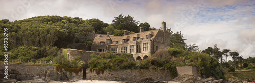 Beach mansion in Cornwall, England