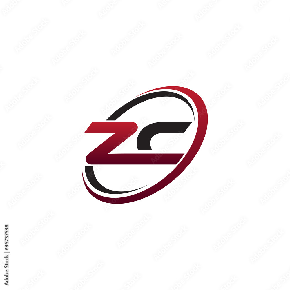 Modern Initial Logo Circle ZC