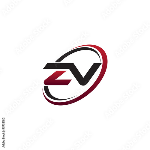 Free Download Modern Initial Logo Circle ZV - GFXLoad