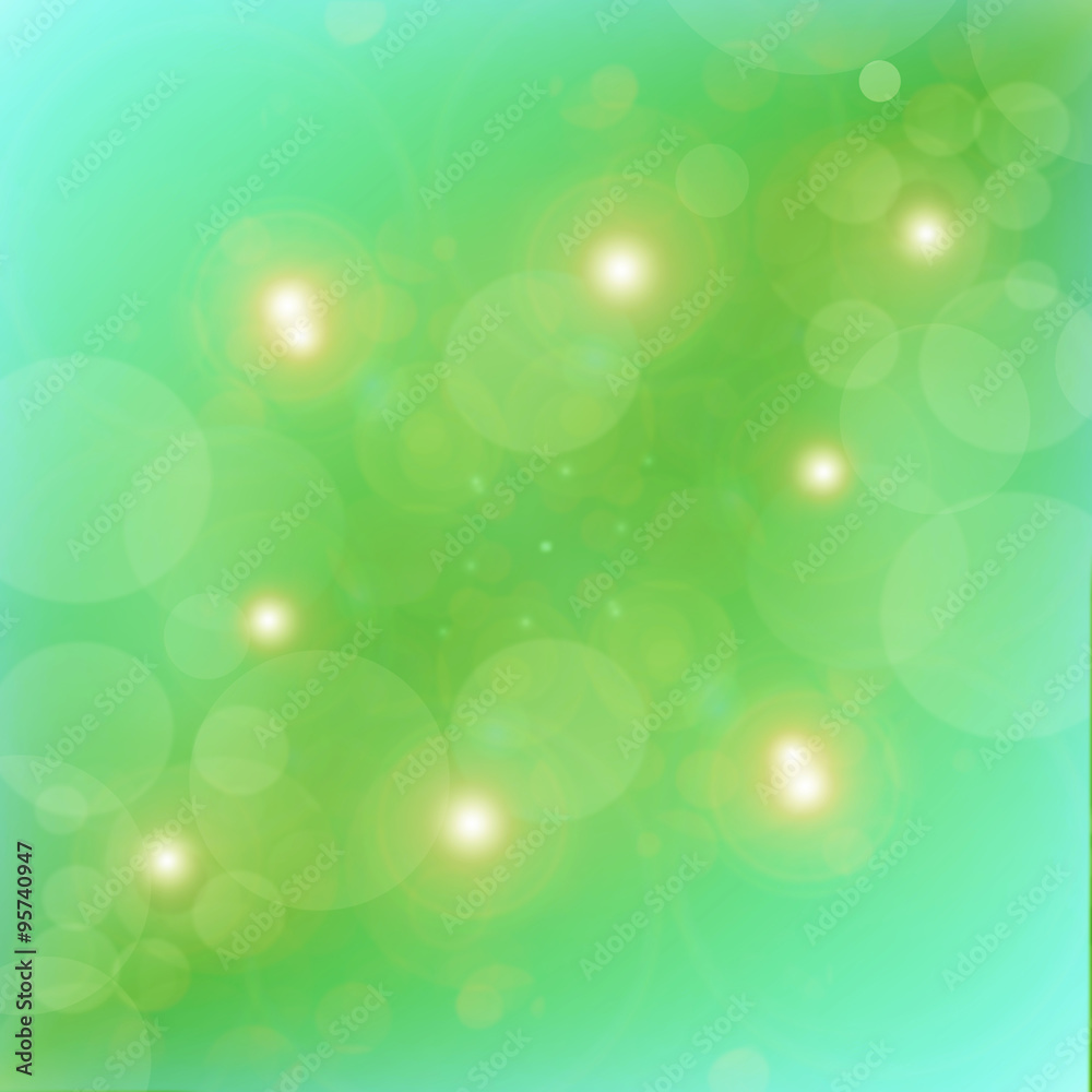 Fototapeta premium Abstract green effect background
