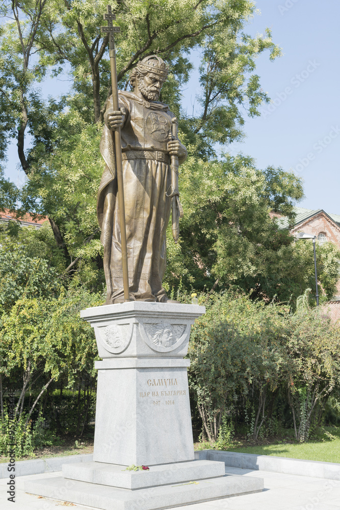 King Samuil's monument in Sofia, Bulgaria