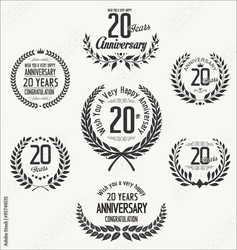 Anniversary laurel wreath 