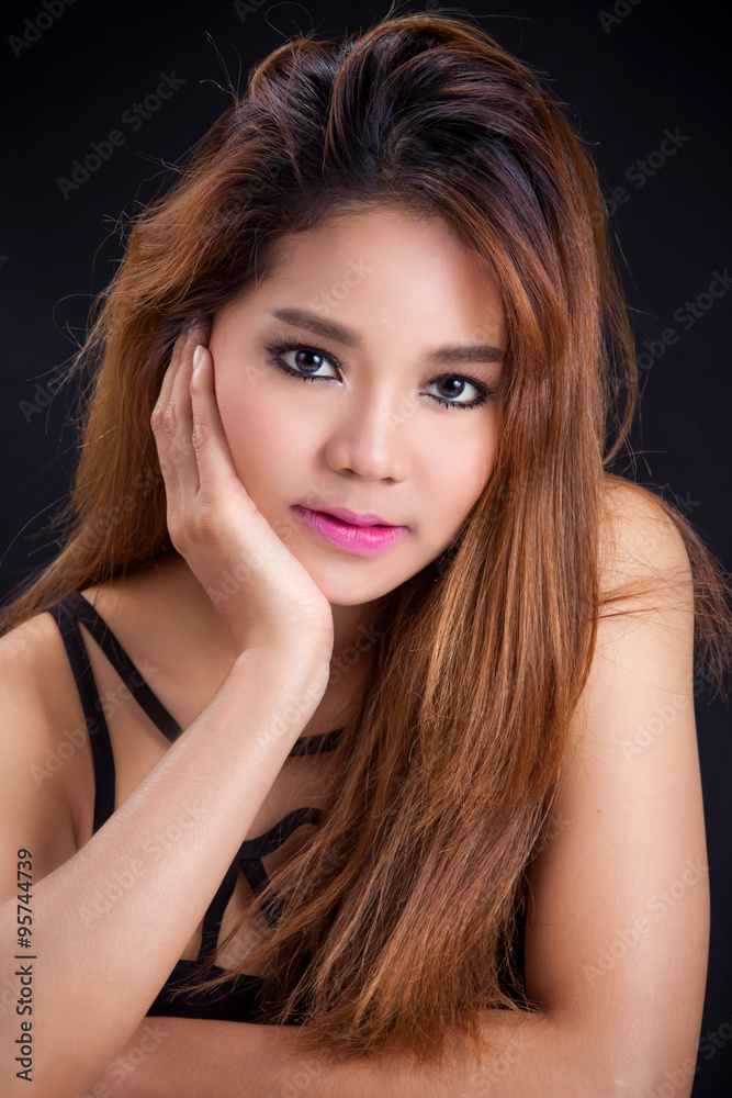 Portrait of beautiful Asian girl Portrait of beautiful Asian girl