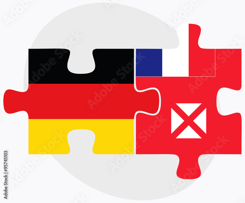 Germany and Wallis and Futuna Flags photo