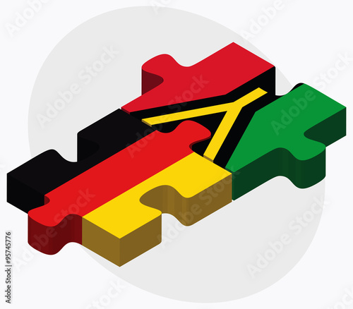 Germany and Vanuatu Flags