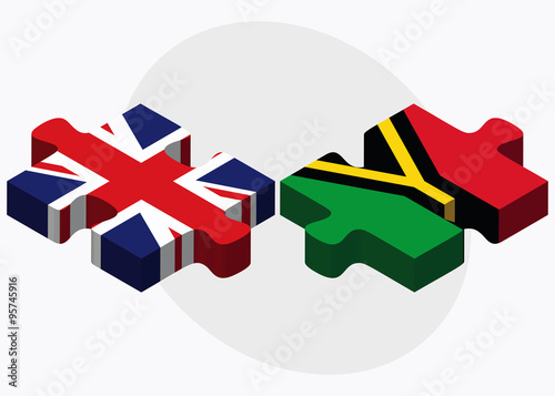 United Kingdom and Vanuatu Flags